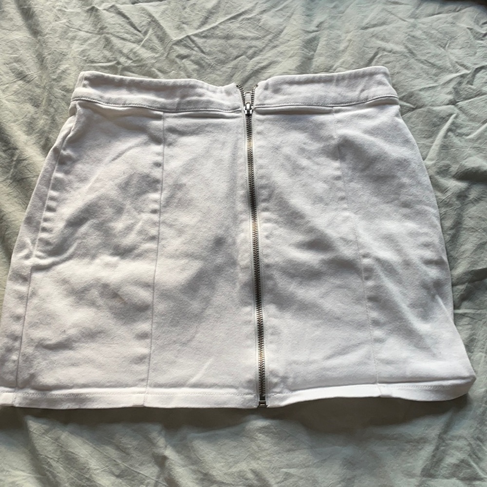white skirt